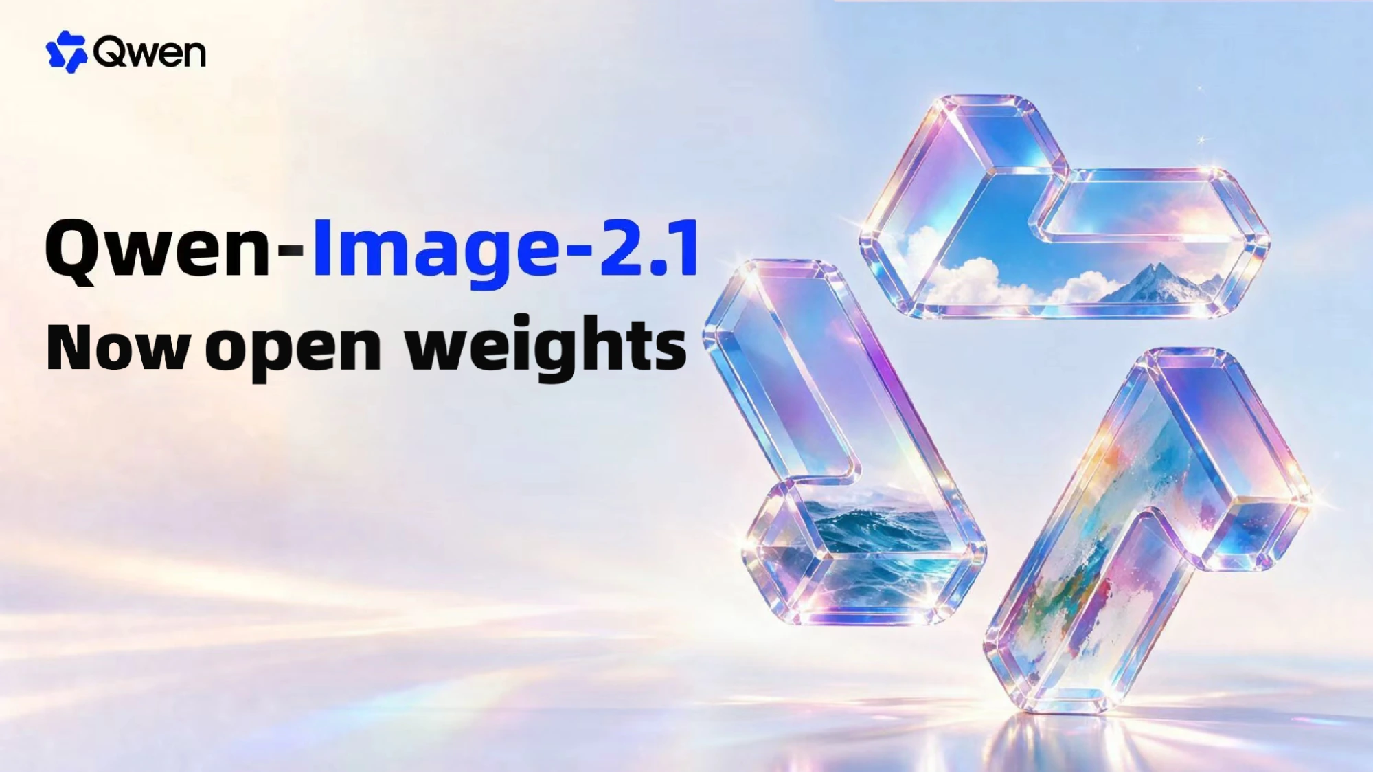 Qwen Image 2.1 open-weights model