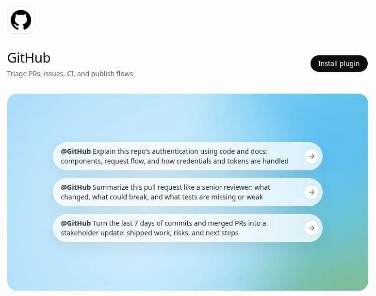 Github ChatGPT Plugin