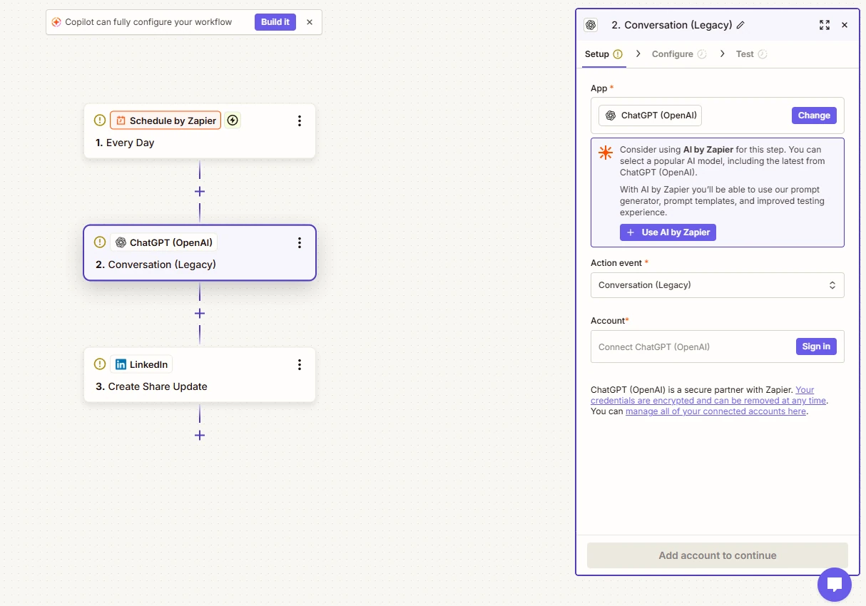 Zapier LinkedIn Automation Workflows