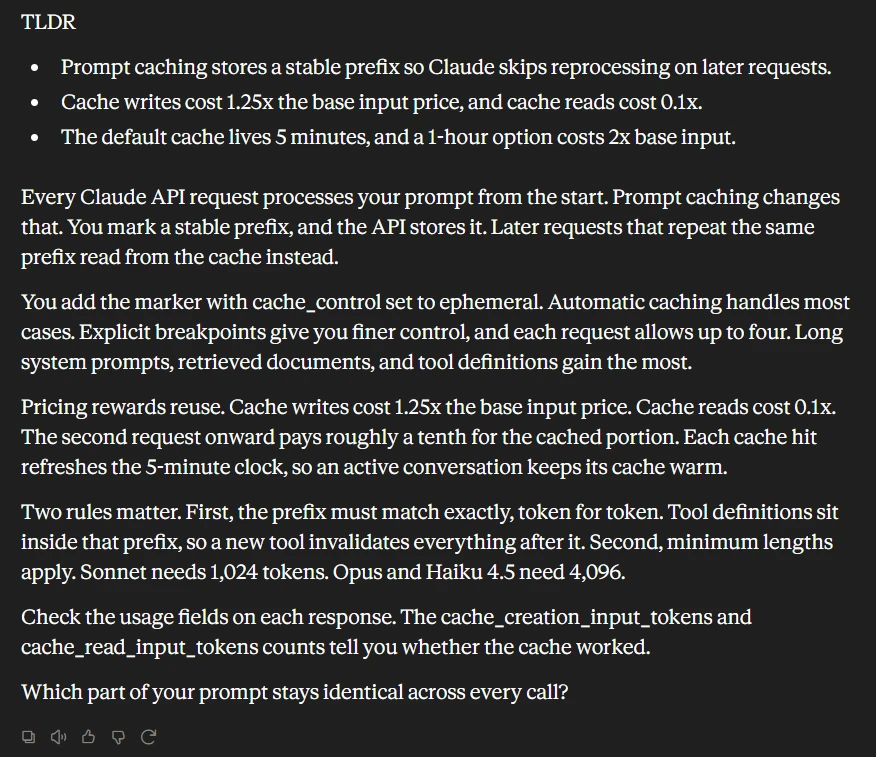 Claude Opus 5 response on multi-instruction prompts