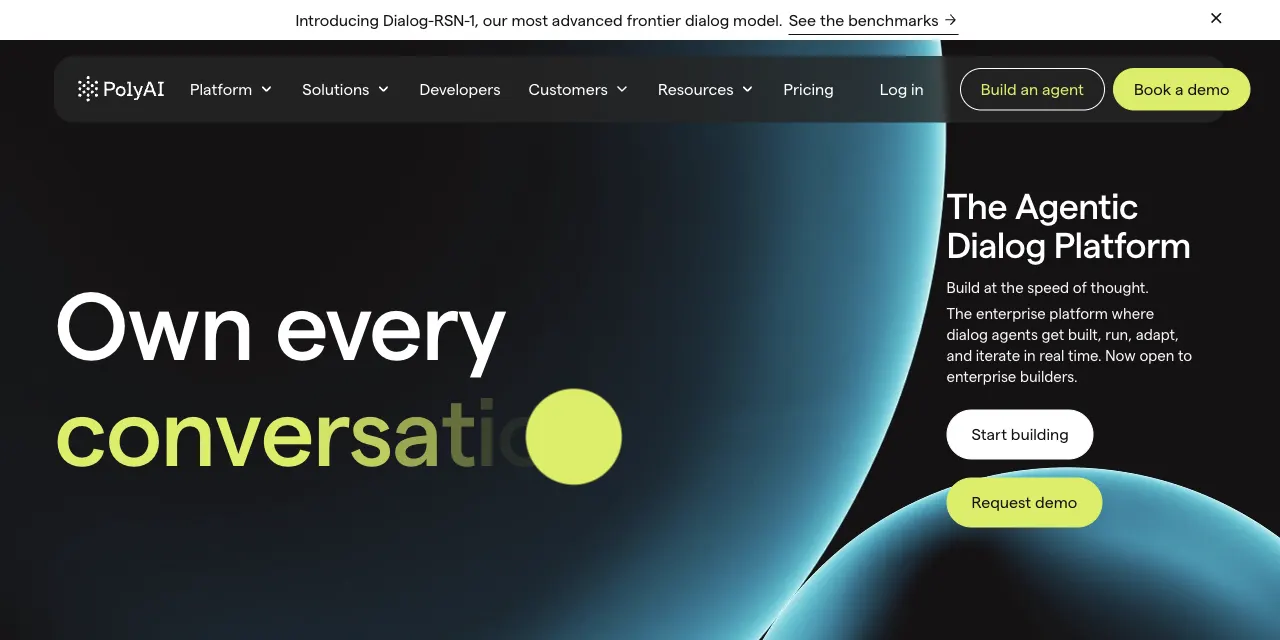 PolyAI homepage