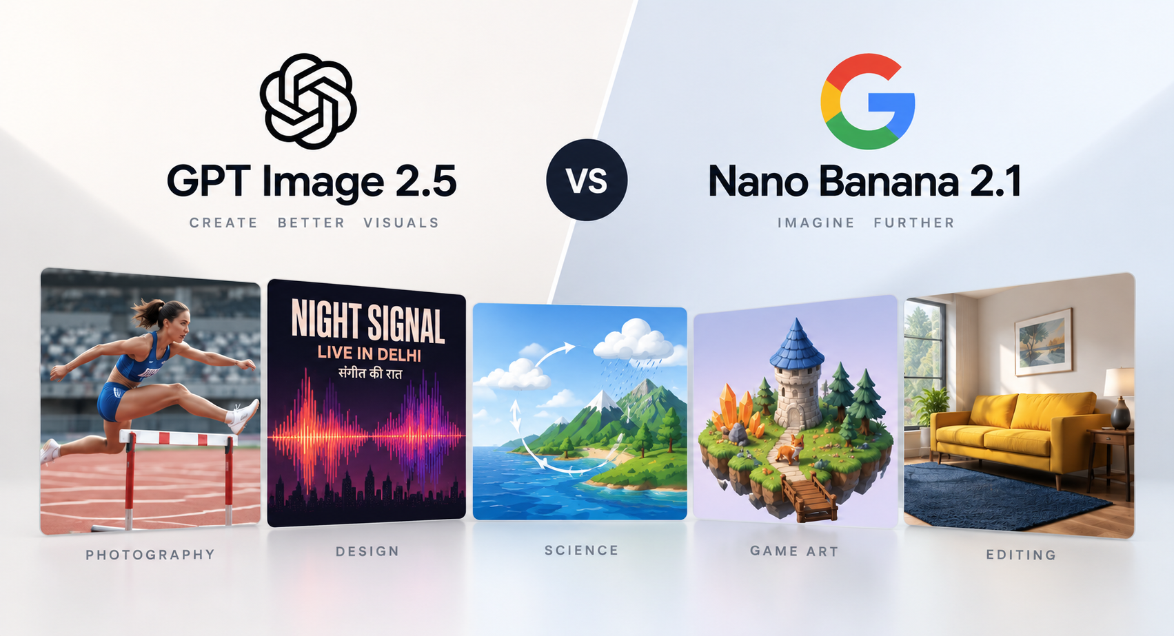 GPT Image 2.5 vs Nano Banana 2.1 comparsion review