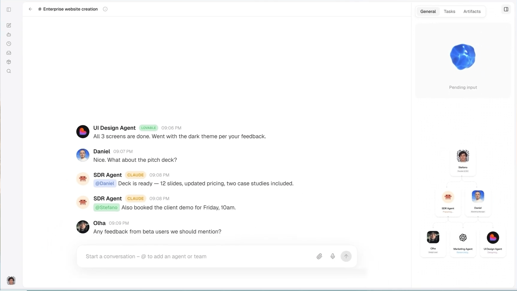 Oasis Web Interface