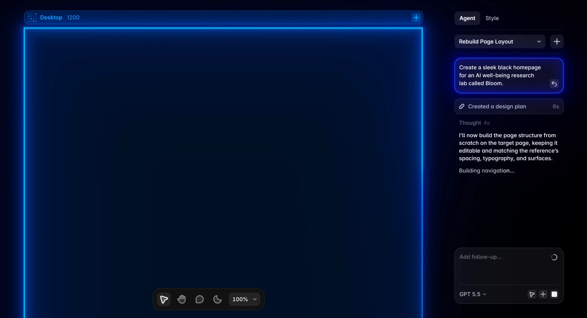 Framer No-code web app development
